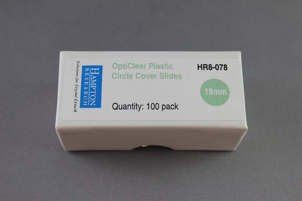 OptiClear Plastic Cover Slides