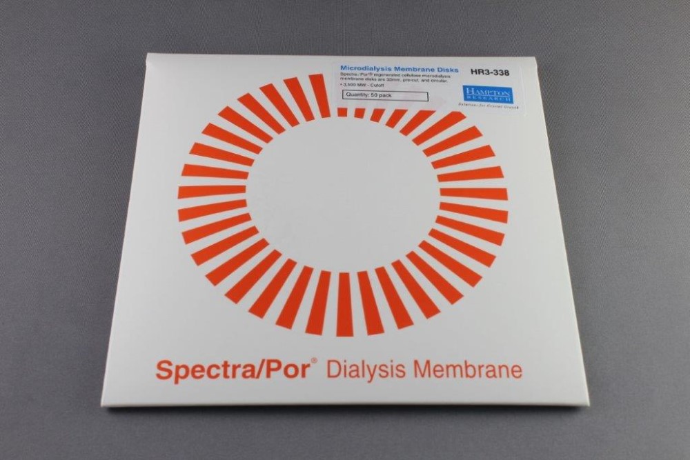 Dialysis Membrane Discs for Buttons
