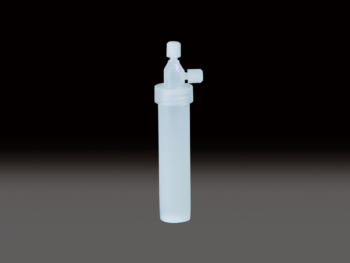 PFA气体监测用尘埃收集罐（1/8"双接口，顶端及侧面各一个）
