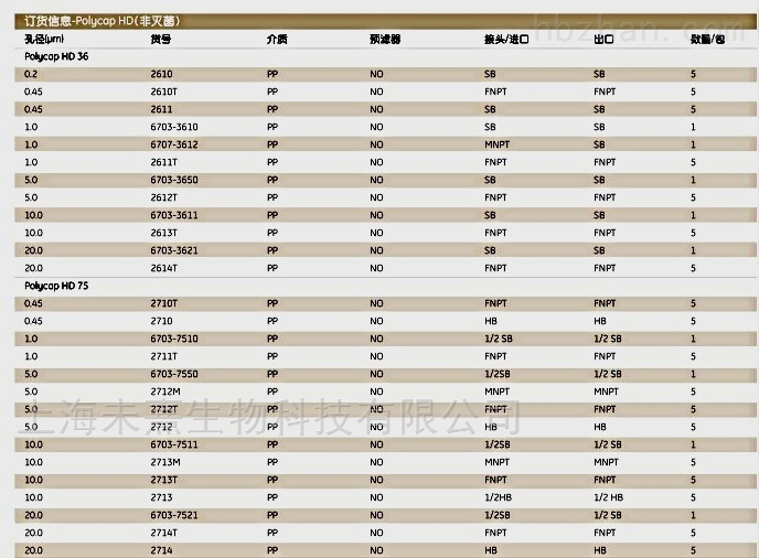 2814T-沃特曼POLYCAP 150囊式过滤器20um孔径