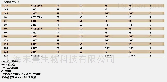 2814T-沃特曼POLYCAP 150囊式过滤器20um孔径